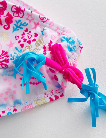 Flower Print Bikini Set